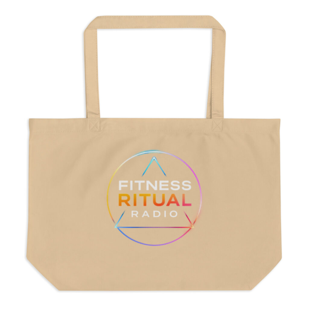 Large organic tote bag