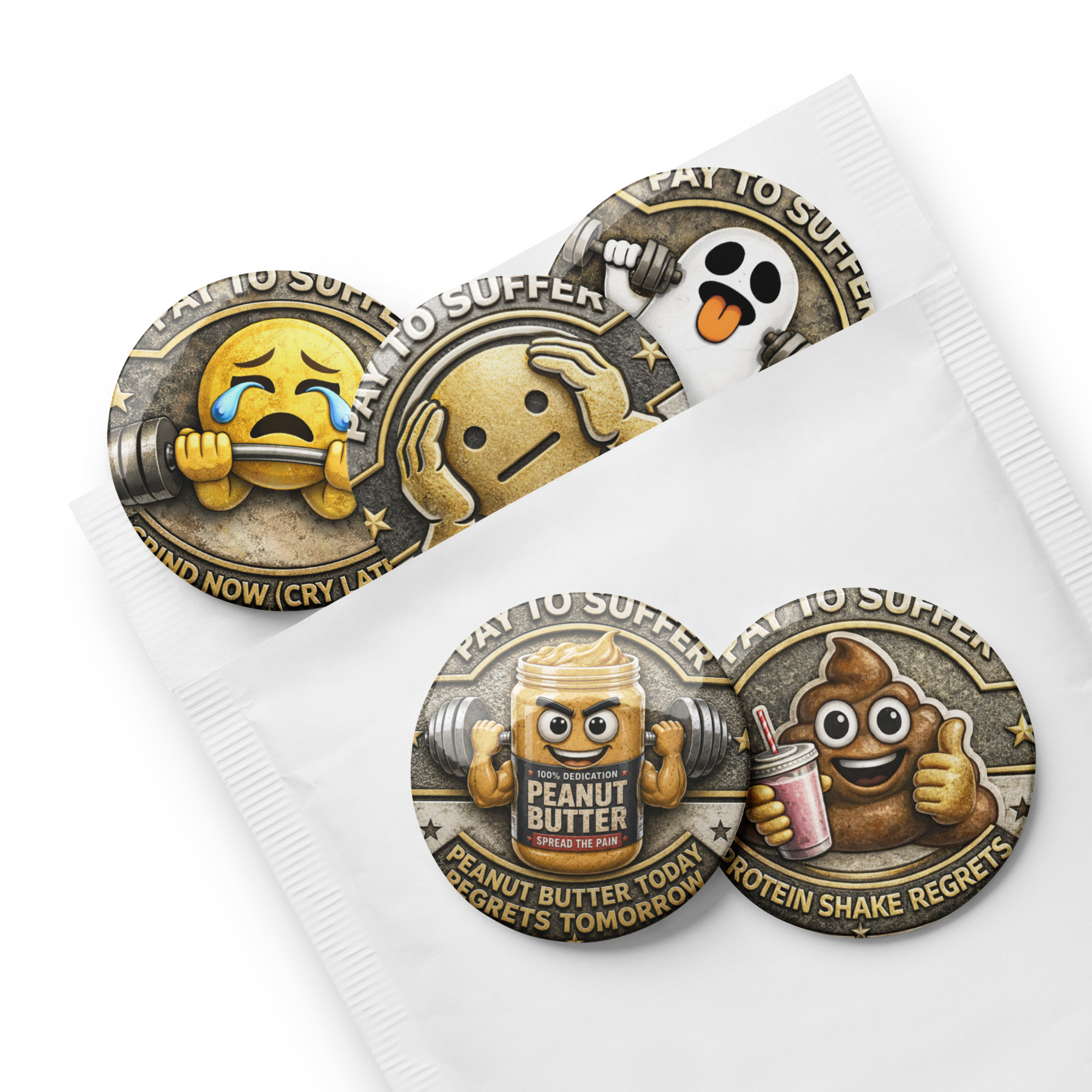 Set of pin buttons - Image 12