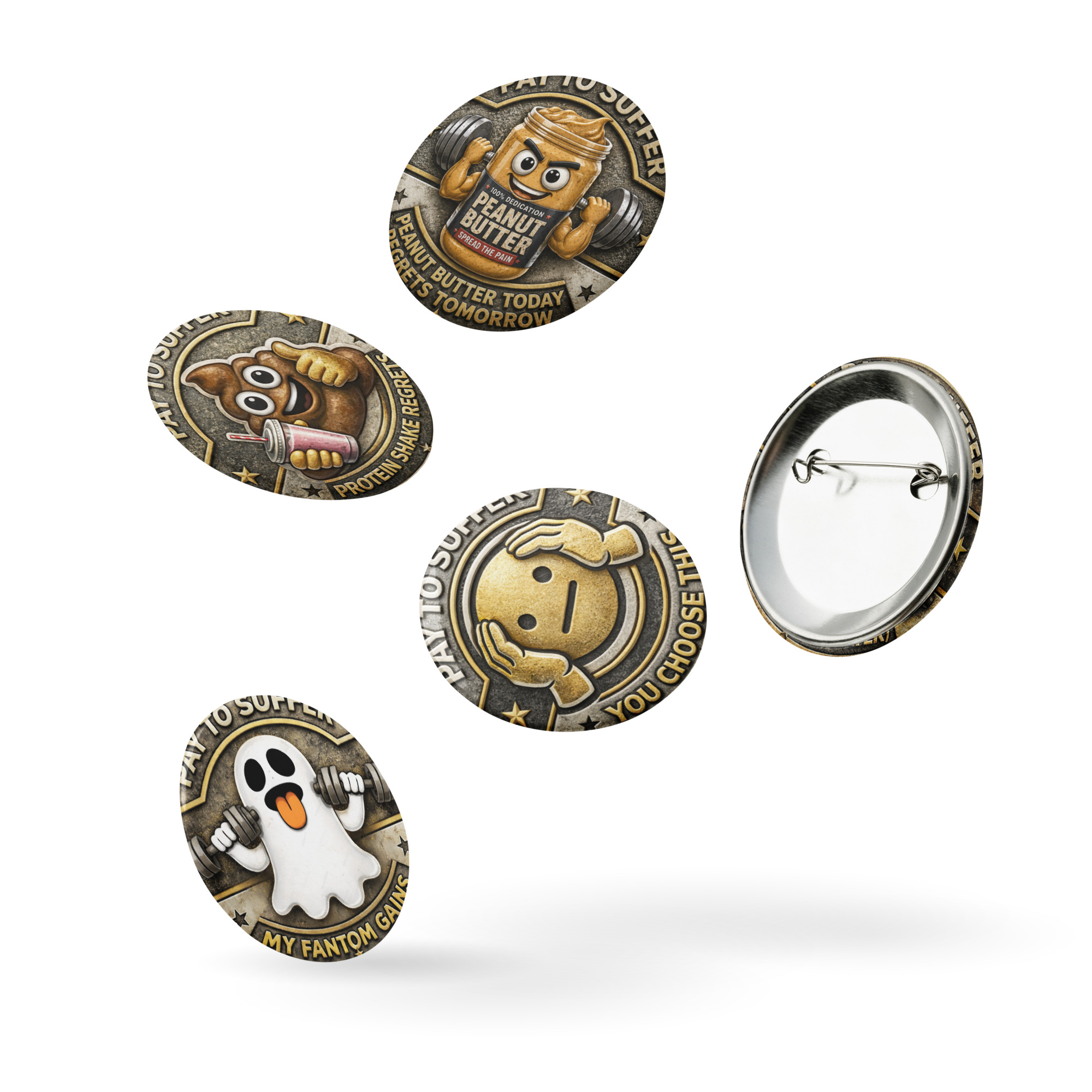 Set of pin buttons - Image 7